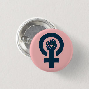 Gleiche Rechte für Frauen Button