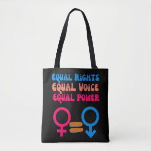 Gleiche Rechte Gleiche Stimme Feministische Gleich Tasche