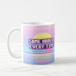 Gleiche Reihenfolge, jedes Mal Neurodivergenter Pi Kaffeetasse