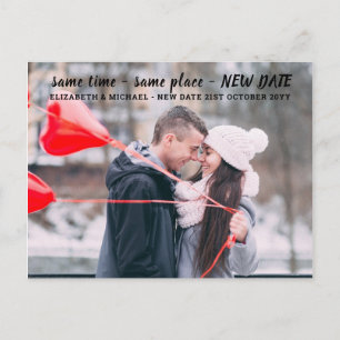 Gleiche Uhrzeit NEUER DATENHAUSHALTSPLAN Foto Hoch Postkarte