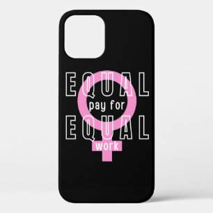 Gleicher Lohn für gleiche Arbeit Feministin Case-Mate iPhone Hülle