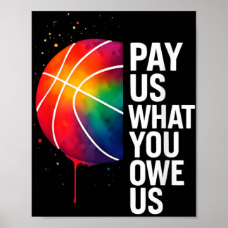 GLEICHER Pay Basketball für Sportlerinnen Poster
