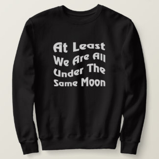 Gleiches Moon Unity Unique Text-Apparet für Verbin Sweatshirt