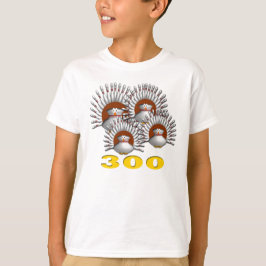 Gleichgestelltes 300 mit 4 Truthähnen T-Shirt