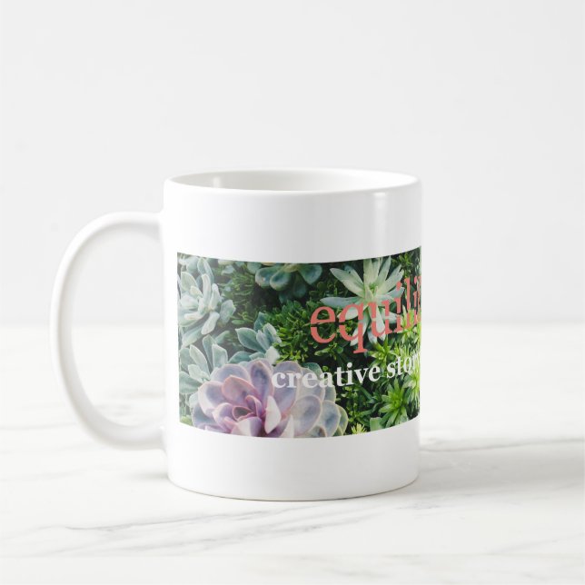 Gleichgewichtssyaum-Geschichtenerzählen-Tasse Kaffeetasse (Links)