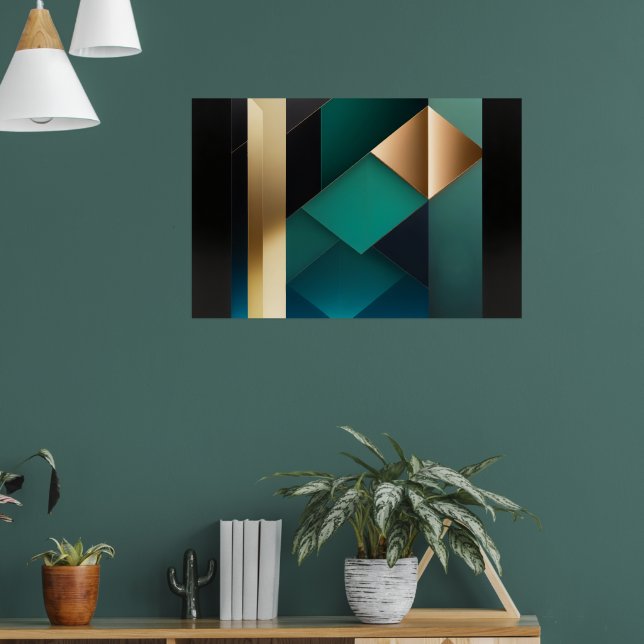 Gleichgewichtung der Formen Poster (Wohnzimmer 1)