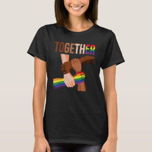 Gleichheit der sozialen Gerechtigkeit und Menschen T-Shirt