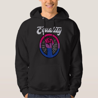 Gleichheit Faust Bisexual Bi Pride Stuff Flag Lgbt Hoodie