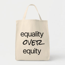 Gleichheit gegenüber der "Equity Grocery Tote Bag" Tragetasche