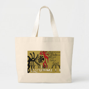 Gleichheit, Grafikdesign - große Tote-Tasche Jumbo Stoffbeutel