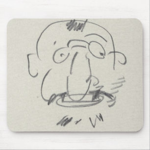 Gleichheit Lui-Meme (Bleistift Gebührnde Lautrec Mousepad
