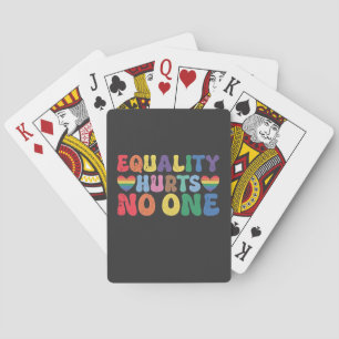 Gleichheit schadet keinem LGBT-Menschenrecht Spielkarten