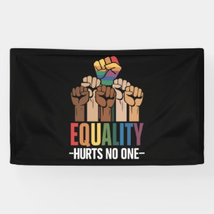 Gleichheit schadet niemandem LGBTQ Stolz Menschenr Banner