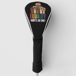 Gleichheit schadet niemandem LGBTQ Stolz Menschenr Golf Headcover