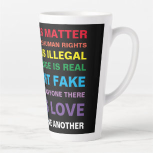 Gleichheit schwarze Leben Materie Stolz Kaffee Tas Milchtasse