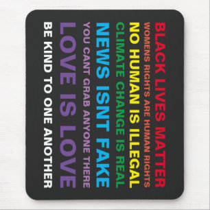 Gleichheit schwarze Leben Materie Stolz Maus-Pad Mousepad