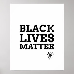 Gleichheit zum Gedenken an den schwarzen Monat Poster