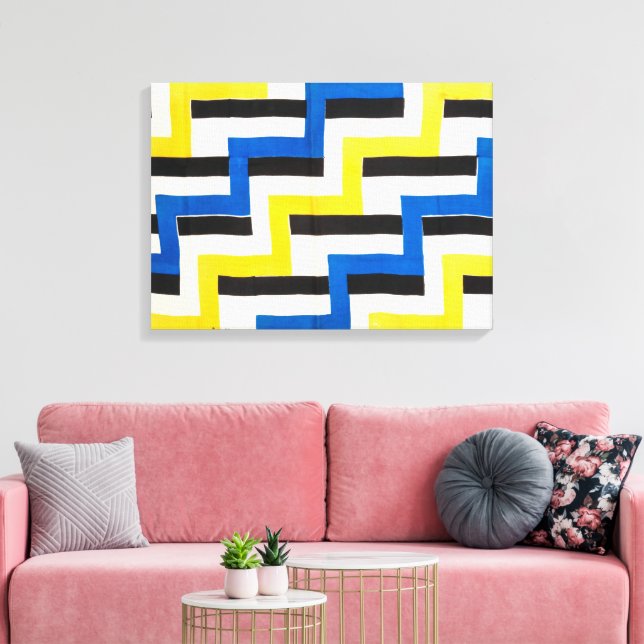 Gleichlaufgewebe | Sonia Delaunay | Leinwanddruck (Insitu (Wohnzimmer))