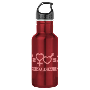 Gleichstellung der Ehen / Eine Liebe Edelstahlflasche