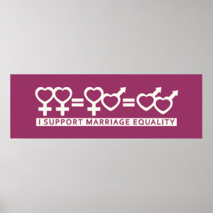 Gleichstellung der Ehen / Kundenposter für eine Li Poster