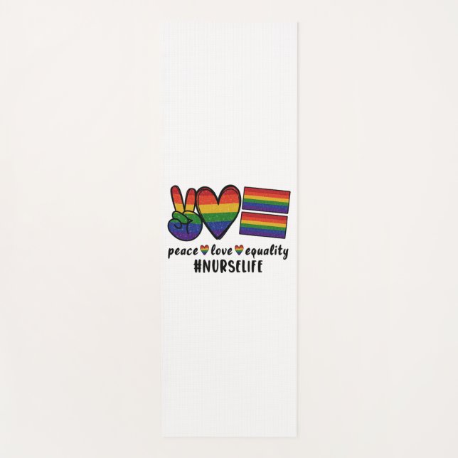 Gleichstellung der Lieben für LGBT Yogamatte (Vorderseite)