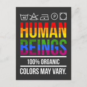 Gleichstellung der Menschenrechte - LGBT-Bewusstse Postkarte