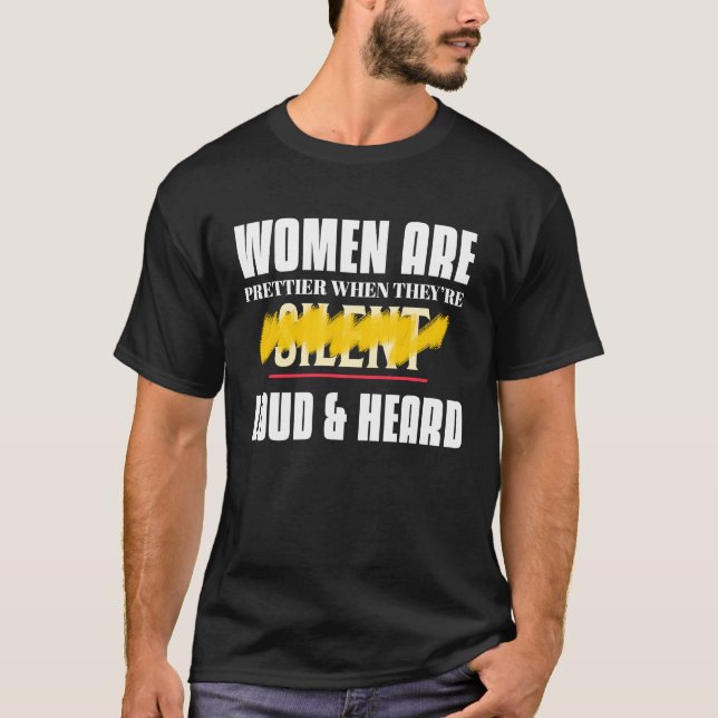 Gleichstellung von Frauen und Mädchen Schönes Spri T-Shirt (Vorderseite)