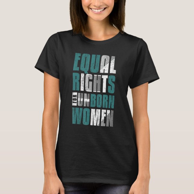 Gleichstellung von Frauen und Männern T-Shirt (Vorderseite)