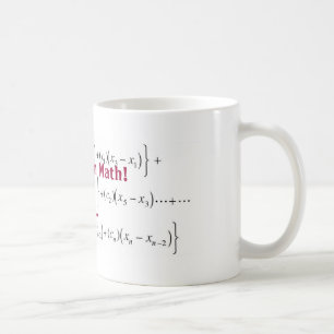 Gleichung, dort ist kein i in Mathe! , oh Kaffeetasse