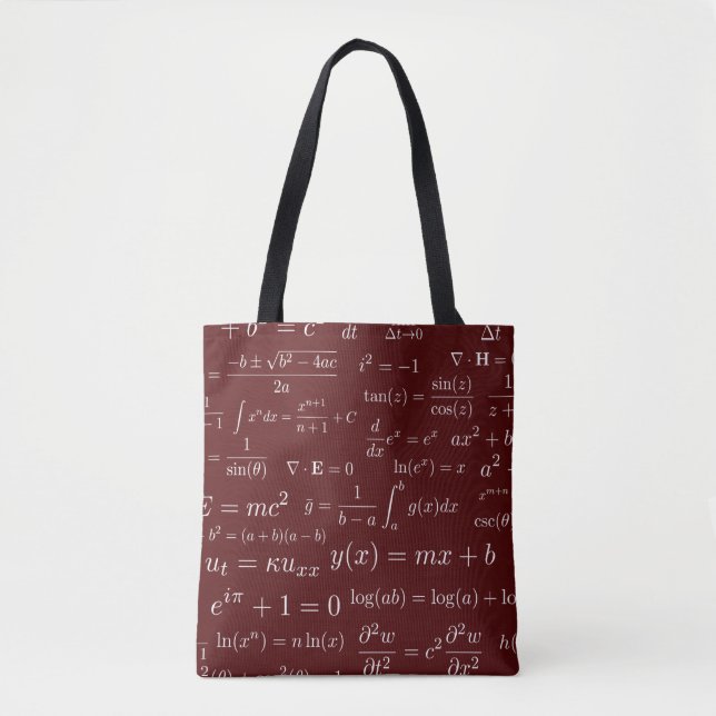 Gleichungen der Mathe-und Tasche (Vorderseite)