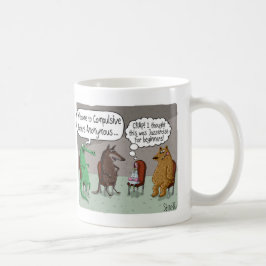 GLEICHZEITIGE ESSER ANONLYMOUS MIT NIEDLICHEN TIER KAFFEETASSE