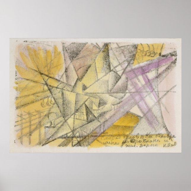 Gleichzeitiger Tod im Flugzeug und bei der Eisenba Poster (Vorne)