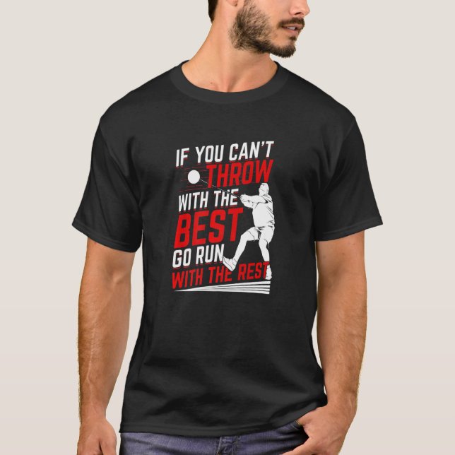 Gleis- und Feldhammer für einen Hammerwerfer T-Shirt (Vorderseite)