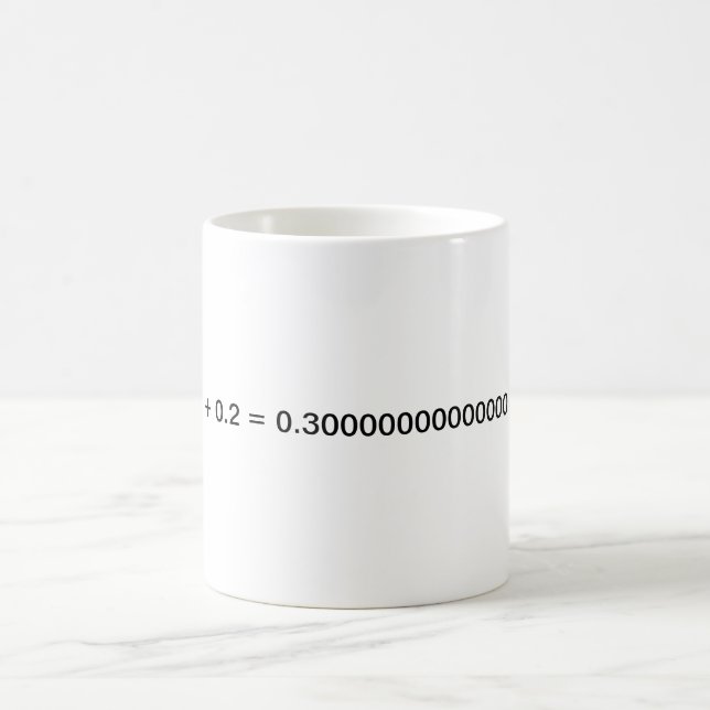 Gleitkomma-Tasse Kaffeetasse (Mittel)