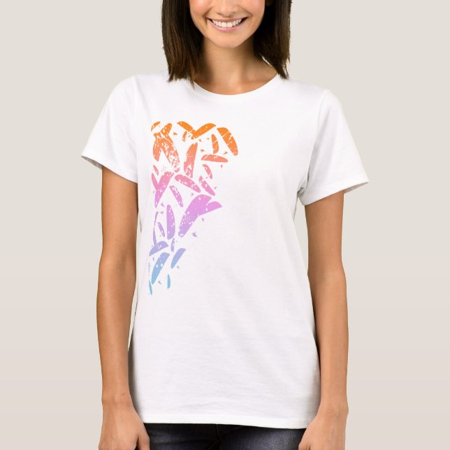 Gleitschirm-Schar T-Shirt (Vorderseite)