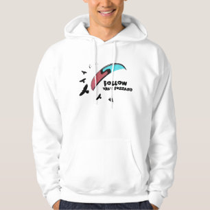 Gleitschirmfliegen - folgen Sie dem Bussard Hoodie