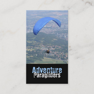 Gleitschirmfliegen-Visitenkarte Visitenkarte