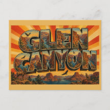 Glen Canyon Arizona Wüsten-Canyon-Wasser-Kunst