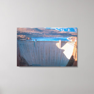 Glen Canyon Dam am Colorado River bei Page, Leinwanddruck