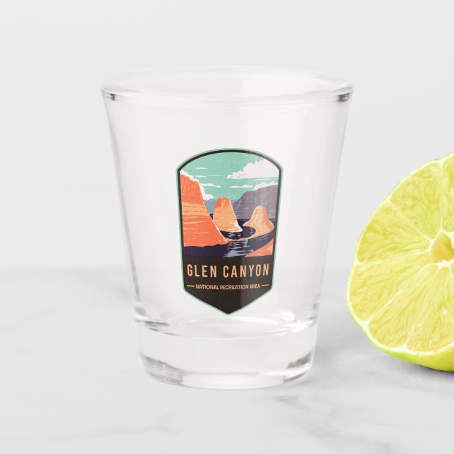 Glen Canyon National Recreation Area Schnapsglas (Vorderseite)