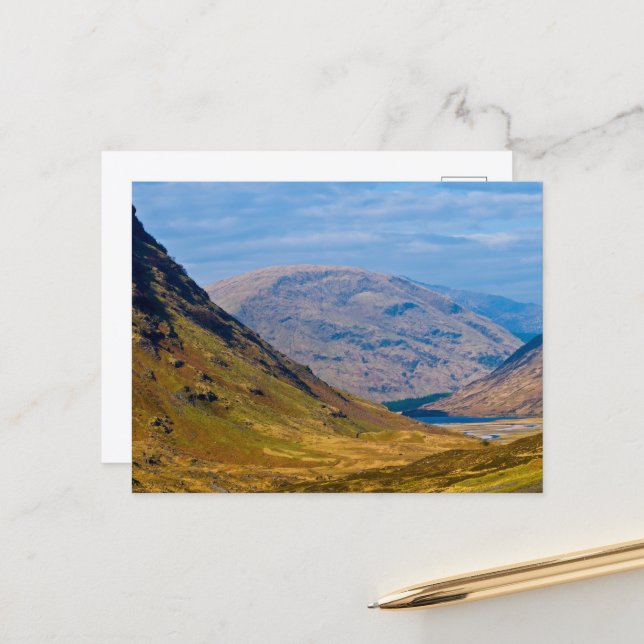 Glen Coe, Schottland Postcard Postkarte (Vorderseite/Rückseite Beispiel)