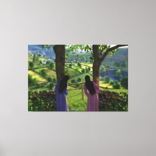 Glen der Twins Canvas Print Leinwanddruck
