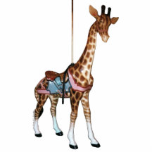 Glen Echo Carousel Giraffe Fotoskulptur