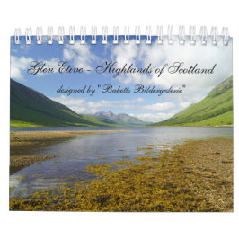 Glen Etive - Highlands of Scotland Kalender