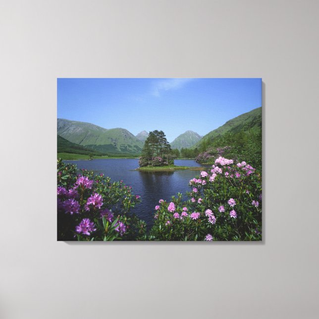 Glen Etive, Highlands, Schottland Leinwanddruck (Vorderseite)
