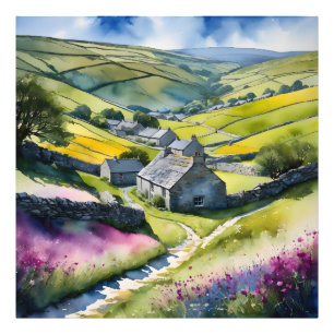 "Glen Garlands" Landschaft Yorkshire Dales Scene Fotodruck