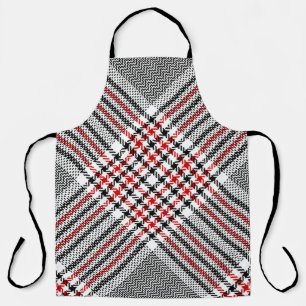 Glen Kariert Red Black Tweed Schürze