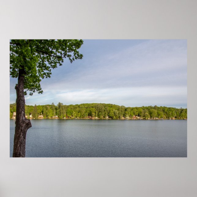 Glen Lake in Upstate New York Poster (Vorne)