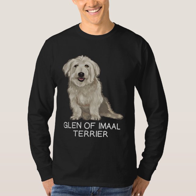 Glen of Imaal Terrier Crazy Dog T-Shirt (Vorderseite)
