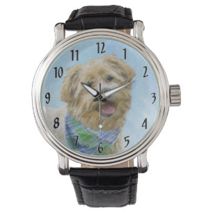 Glen of Imaal Terrier Painting - Original Dog Art Armbanduhr